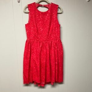 NWT!! Kate Spade red/magenta lace dress. Size 12. Never worn!